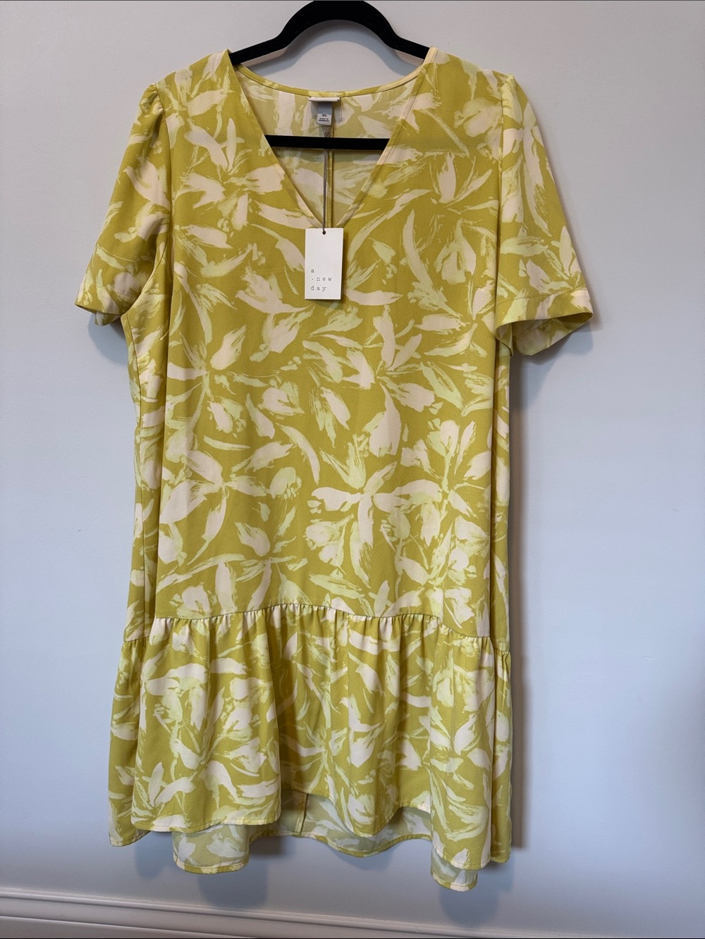 A New Day Ruffle Hem Dress - Color of the Summer!